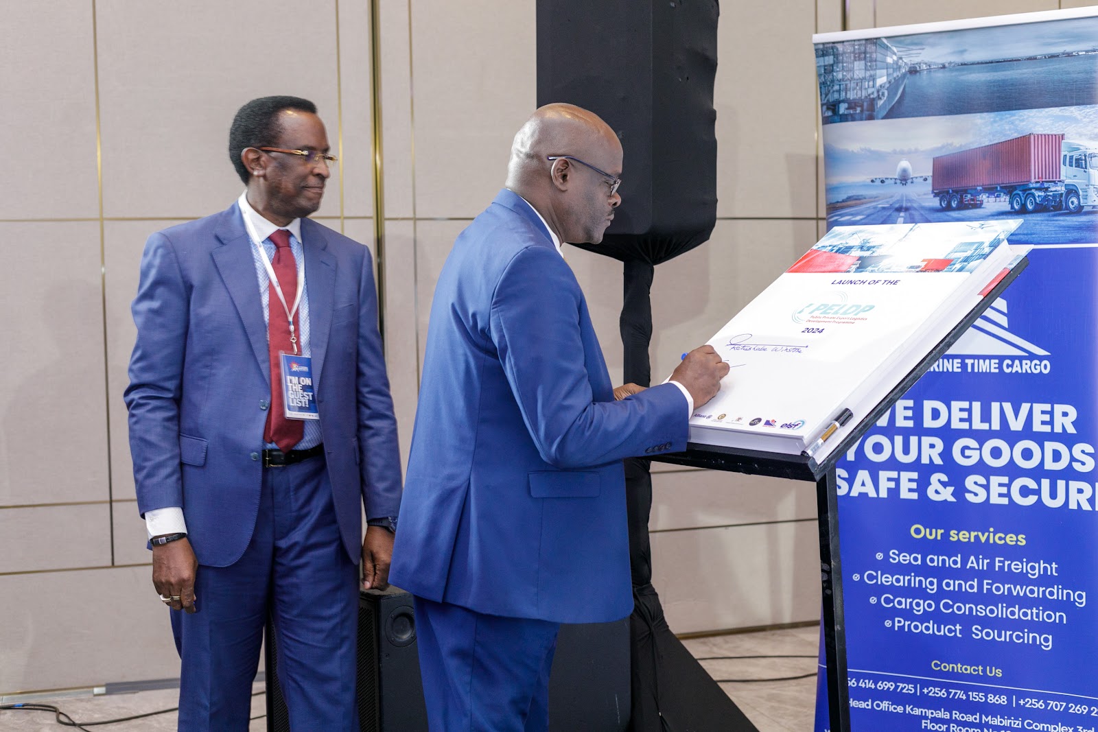 Partners signing the PPELD commitment board